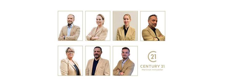 l'équipe de l'agence Martinot Immobilier
