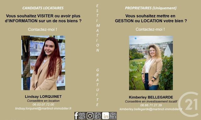 maison à louer - 5 pièces - 111.0 m2 - COOLUS - 51 - CHAMPAGNE-ARDENNE - Century 21 Martinot Immobilier